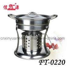 Panela quente aço inoxidável álcool fogão (FT-0220)